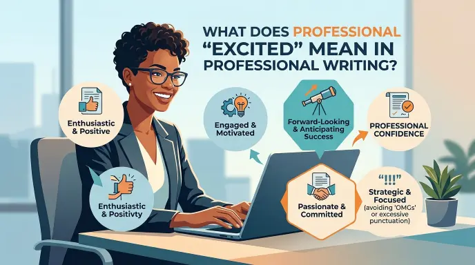 What Does “Excited” Mean in Professional Writing